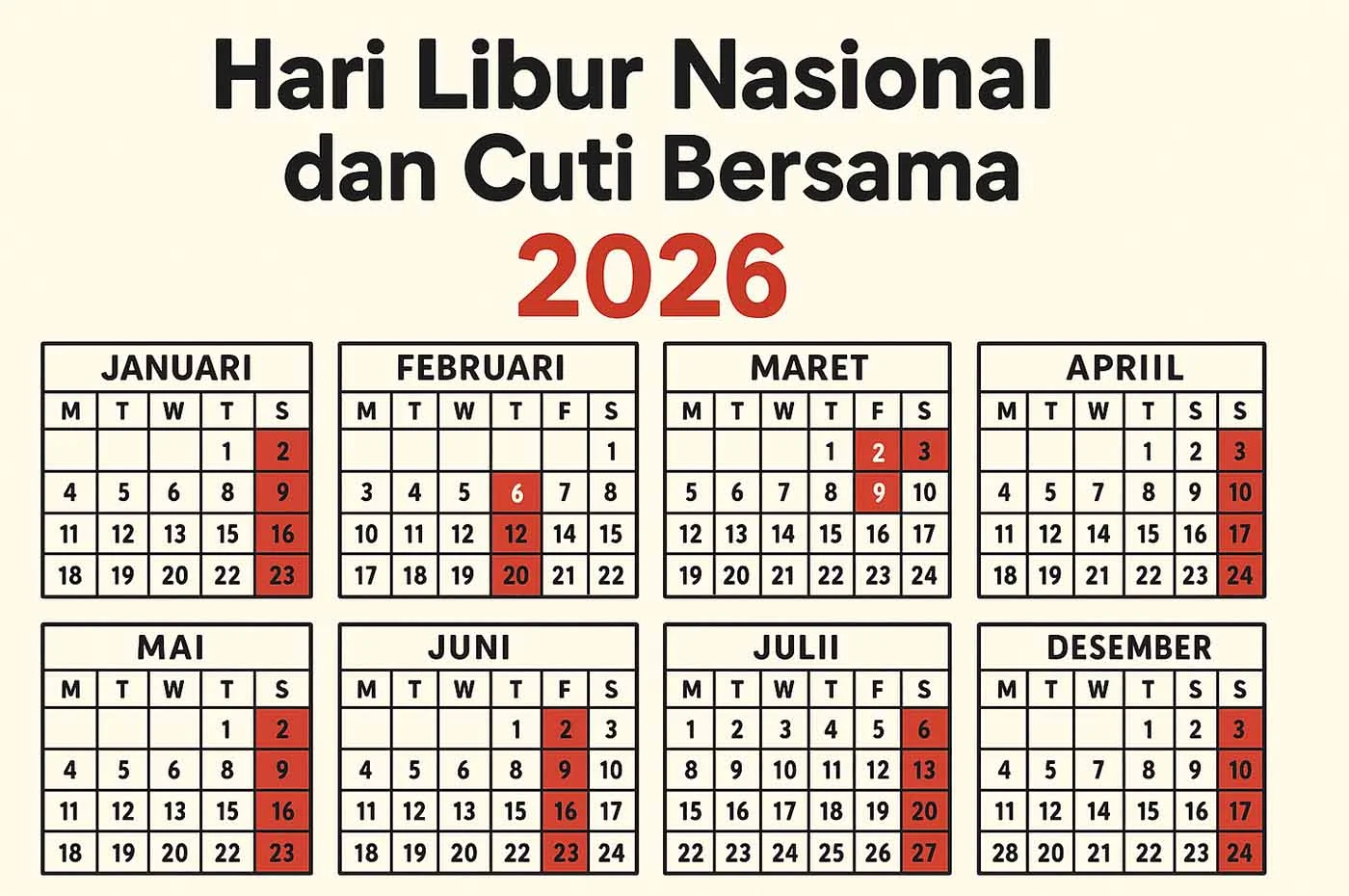 April 2026: Dua Hari Libur Nasional, Jadwal Lengkap dan Dampaknya bagi Masyarakat