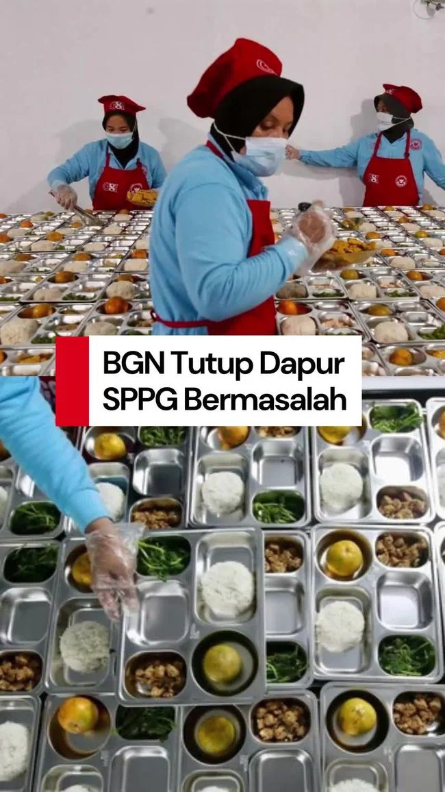 BGN Tutup Sementara 252 Dapur SPPG di Sumut: Tanpa Sertifikat SLHS dan IPAL, Apa Penyebabnya?