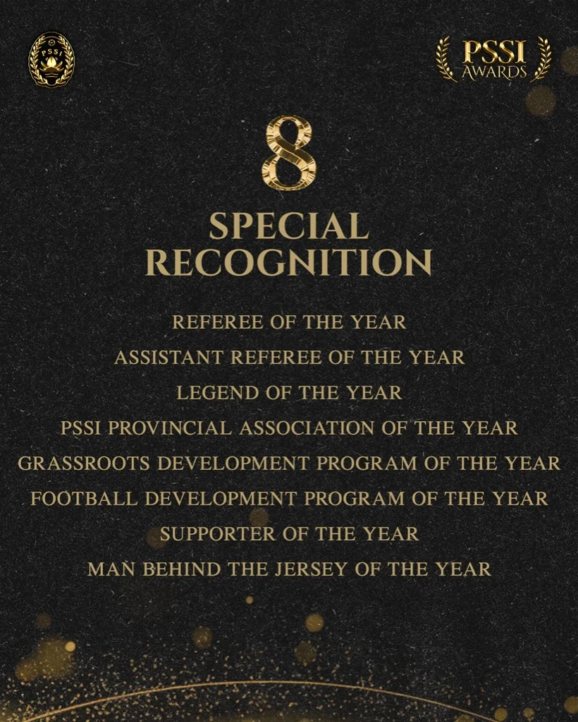 Gemerlap PSSI Awards 2026: Rizky Ridho Raih Gol Terbaik, Jay Idzes Dapat Penghargaan Pemain Terbaik, dan Kehadiran Artis Bersinar