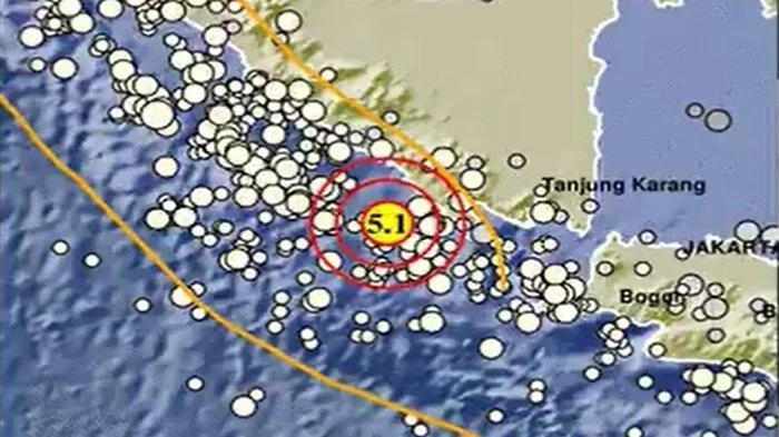 Gempa M4,1 Guncang Lampung dan Gempa M5,4 Mengguncang Sukabumi: Banjir Kejutan Alam Hari Ini di Indonesia