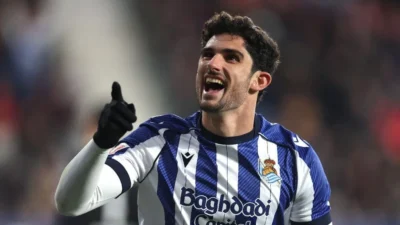 Gonçalo Guedes Cetak Brace, Real Sociedad Raih Kemenangan 3-1 atas Osasuna dan Perkuat Peluang ke Seleção