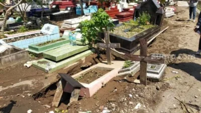 Makam Vidi Aldiano Amblas Akibat Hujan Deras, Pengelola TPU Ungkap Penyebab dan Langkah Perbaikan