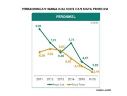 Penurunan Harga Energi Dapat Memperparah Oversupply Nikel Global, Kata Analis