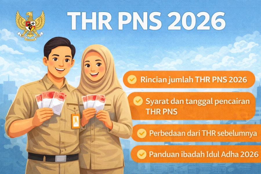 THR PNS 2026: Jadwal Cair Lengkap, Komponen Besar, dan Aturan Tanpa Cicilan – Siap Sambut Lebaran!