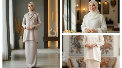 7 Inspirasi outfit Hari Kartini warna cream yang Elegan untuk Tampil Anggun