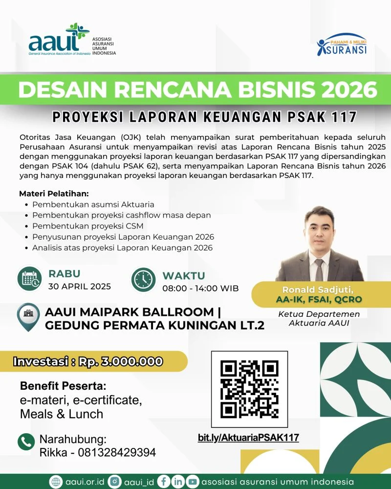 AAUI: Implementasi PSAK 117 Masih Jadi PR Industri Asuransi Umum