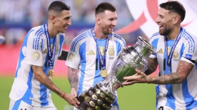 Argentina Hajar Zambia 5-0, Messi Beri Salam Khidmat Otamendi di La Bombonera