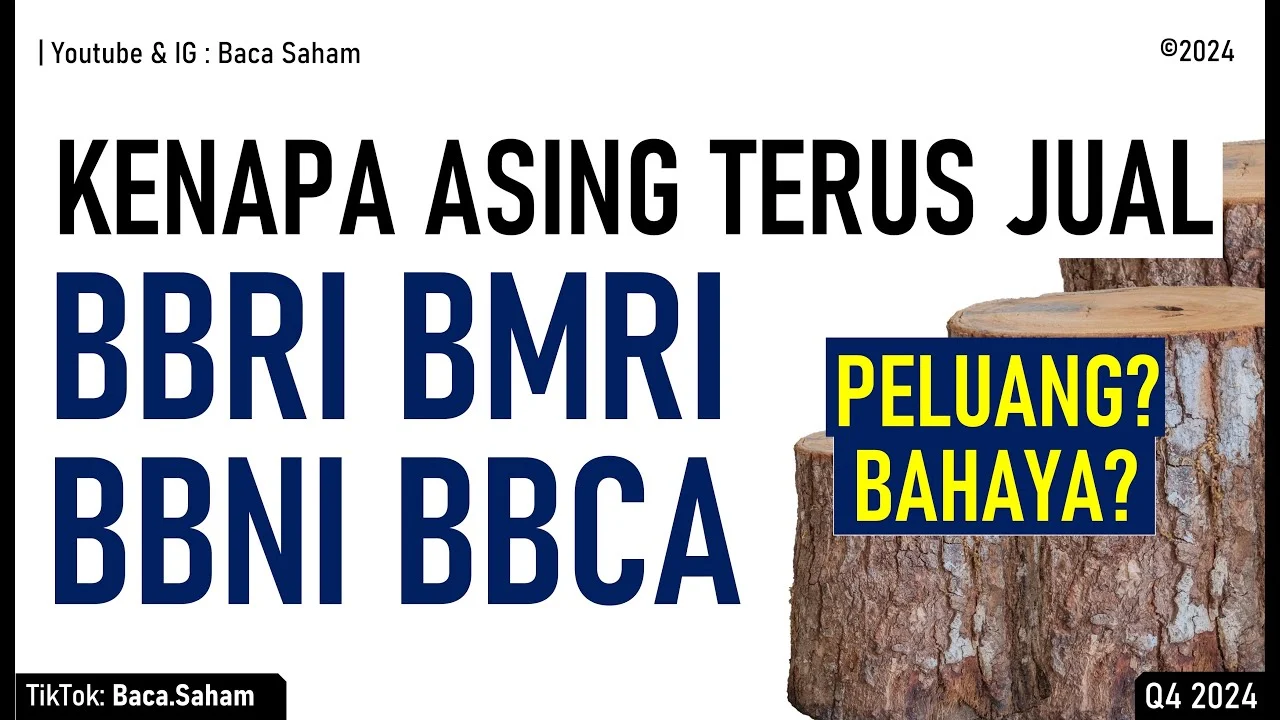 Asing Jual Besar: Rp686 Miliar Keluar dari Pasar, BBRI dan BBCA Jadi Korban Utama