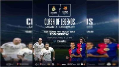 Atmosfer Magis di GBK: Barcelona Legends Hancurkan DRX Legends 3-0, Fans Indonesia Terpukau!