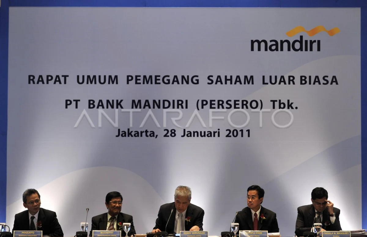 Bank Mandiri Mau Gelar RUPST 29 April 2026, Simak Agenda Lengkapnya