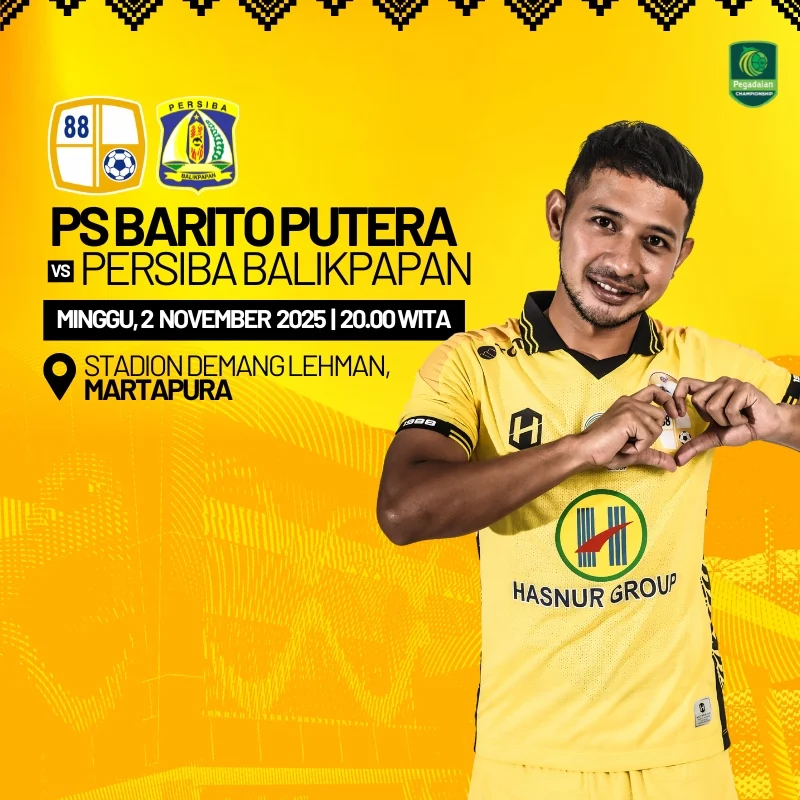 Barito Putera vs Persiba Balikpapan: Pertarungan Sengit di Puncak Klasemen Pegadaian Championship 2025/2026