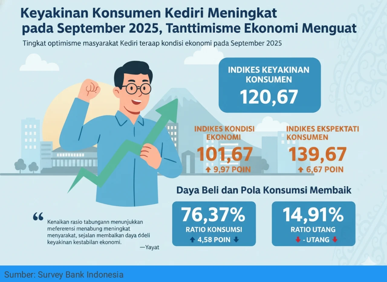BI: Keyakinan Konsumen terhadap Ekonomi Turun ke Level 122,9 di Maret 2026