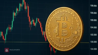 Bitcoin Tersungkur di Bawah USD75.000, Tekanan Belum Usai
