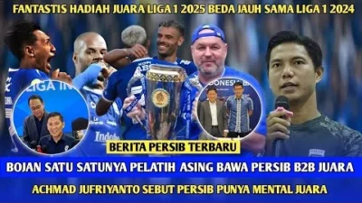 Bojan Hodak Siap Tuliskan Sejarah: Persib Tinggal Dua Poin Lewat Rekor Legenda!
