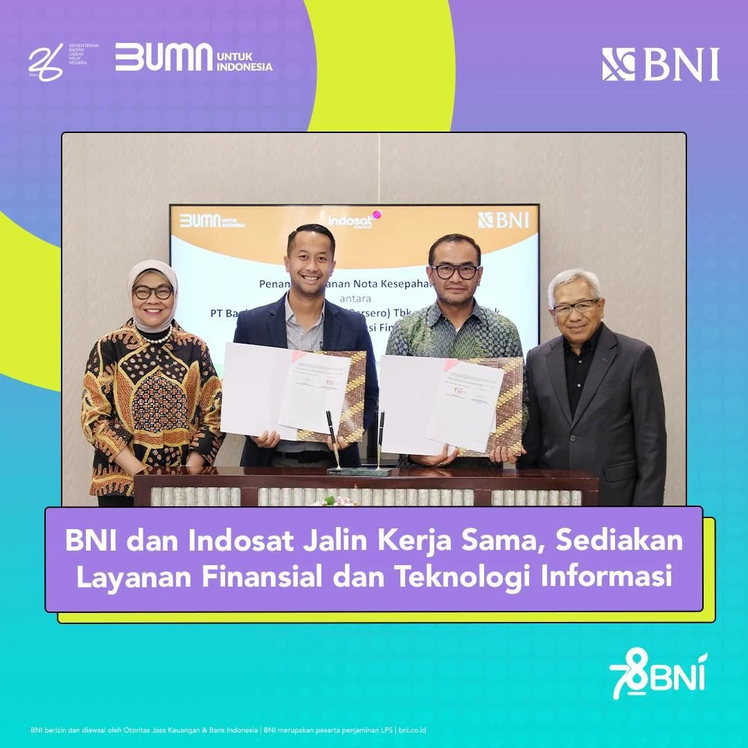BTN dan Indosat Kolaborasi Beri Layanan Keuangan Digital, Ini Tujuannya