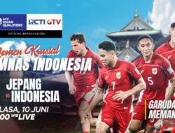 Cara Mudah Live Streaming RCTI Gratis untuk Saksikan Timnas Indonesia vs Jepang dan Jadwal Bola Malam Ini