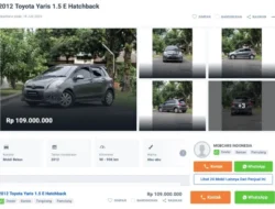 Daftar Harga Toyota Yaris Bakpao 2009‑2010 Turun Drastis, Simak Harga Terbaru Pasar Bekas!