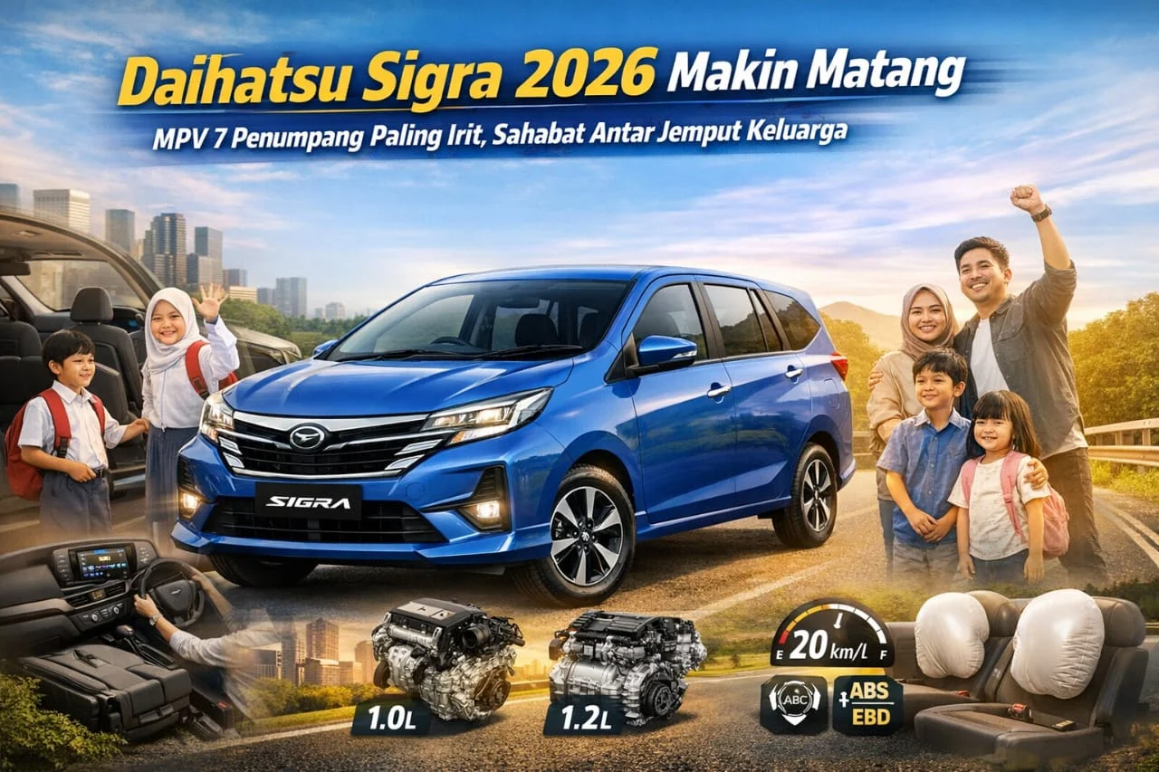 Daihatsu Jual 11.115 Unit pada Maret 2026, Gran Max dan Sigra Jadi Andalan