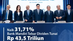 Dividen Bank Mandiri Tembus Rp 44 Triliun, Yield Mencapai 8,4%