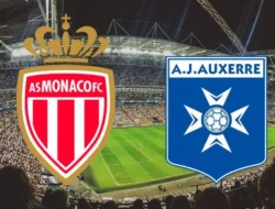 Drama 2-2 Monaco vs Auxerre: Comeback Menegangkan di Stade Louis-II