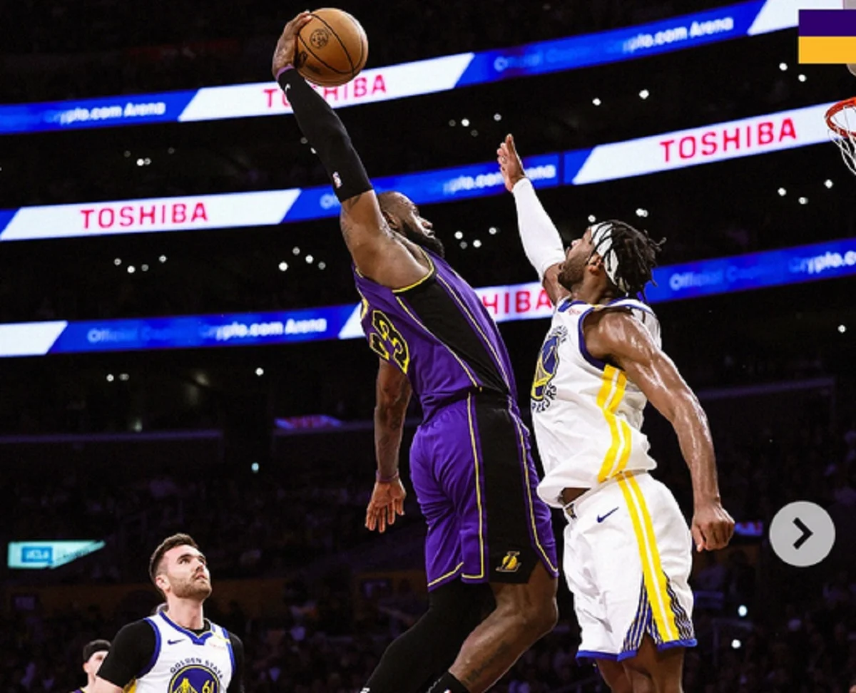 Drama Pertarungan Warriors vs Lakers: LeBron James Kembali Dominasi di Panggung Playoff