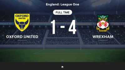 Drama Playoff: Oxford United vs Wrexham, Kemenangan Tipis 1-0 Bawa Wrexham ke Posisi Keenam!