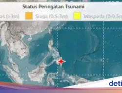 Gempa 7,6 SR di Laut Maluku Guncang Sulawesi Utara, Tsunami Diperingatkan hingga 3 Meter