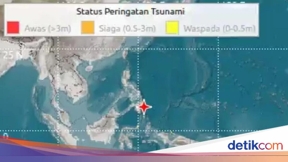 Gempa 7,6 SR di Laut Maluku Guncang Sulawesi Utara, Tsunami Diperingatkan hingga 3 Meter