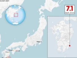 Gempa Bumi Jepang 7,7 SR Guncang Laut, Ancaman Tsunami Mereda