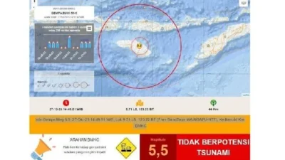 Gempa M4,5 Guncang Sumba Timur: Aktivitas Sesar Aktif Picu Aftershock dan Dampak di Flores Timur