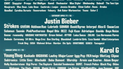 Gempar! Justin Bieber Coachella Week 2 Bikin Billboard Global 200 Melejit, Tiga Lagu Masuk Top 10