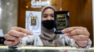Harga Emas Antam, UBS, dan Galeri24 di Pegadaian Turun Drastis pada 10 April 2026