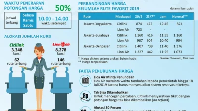 Harga Tiket Pesawat Dijaga, Pemerintah Tahan Kenaikan