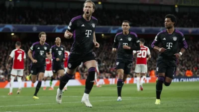 Harry Kane Bawa Bayern Unggul 2-1 Atas Real Madrid di Leg Pertama Liga Champions