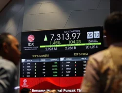 IHSG Dibuka Melemah ke 7.215, Saham TRUK hingga ROCK Jadi Top Gainer