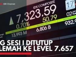 IHSG Sesi I Ditutup Lanjut Melemah 1,25 Persen, Hampir Semua Sektor Bergerak Merah