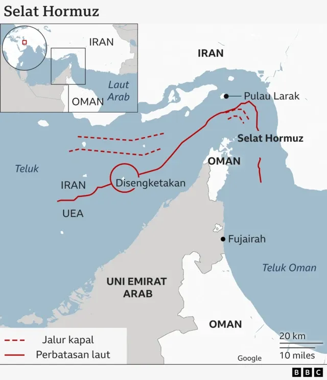 Iran Tutup Selat Hormuz Lagi: Ketegangan Meningkat Usai Blokade AS Tak Surut