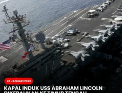 Kapal Induk USS Abraham Lincoln Ditembak Radar Iran: Ancaman Rudal di Selat Hormuz Memanas