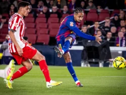 Kartu Merah Eric Garcia Guncang Babak I Barca vs Atletico, Blaugrana Tertinggal 0-1