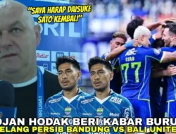Kontrak Bojan Hodak Mengancam Laga Persib vs Bali United: Pelatih Buka Suara!