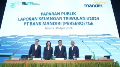 Kredit Bank Mandiri (BMRI) Naik 17,4% Tembus Rp 1.530 Triliun di Kuartal I-2026
