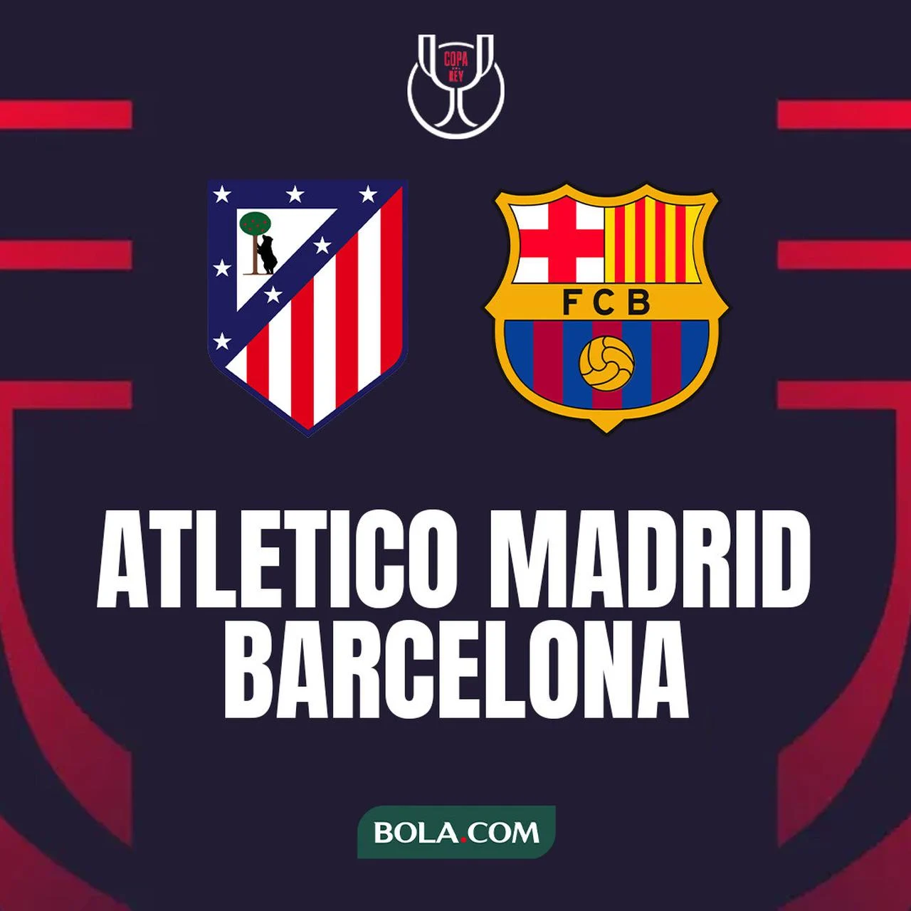 Link Live Streaming Atletico Madrid vs Barcelona: Pertaruhan Besar Menuju Semifinal