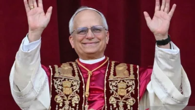 Mahasiswa Jakarta Menggelar Demo Besar Dukung Paus Leo XIV di Kedubes AS, Simbol Solidaritas Global