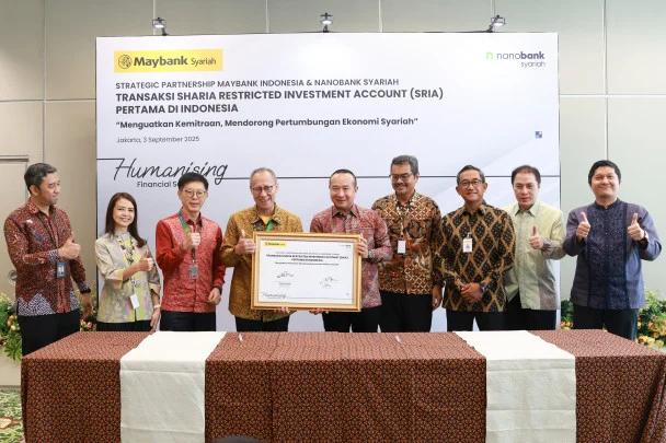 Maybank dan Bank Sinarmas Luncurkan SRIA Rp500 Miliar Dorong Inklusi Keuangan Syariah