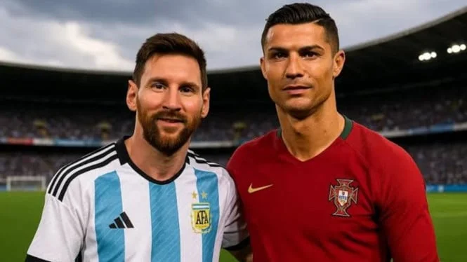 Messi dan Ronaldo Tak Bisa Tidur: Kekuatan Luar Biasa yang Membuat Kedua Legenda Sepak Bola Benturkan Kepala ke Bantal