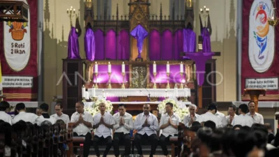 Misa Kamis Putih 2026: Ribuan Umat Katolik Beribadah Khidmat di Katedral Medan, Jakarta, dan Papua Barat