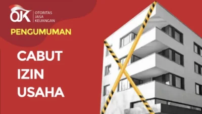 OJK Cabut Izin Usaha BPR Pembangunan Nagari, Operasional Resmi Dihentikan
