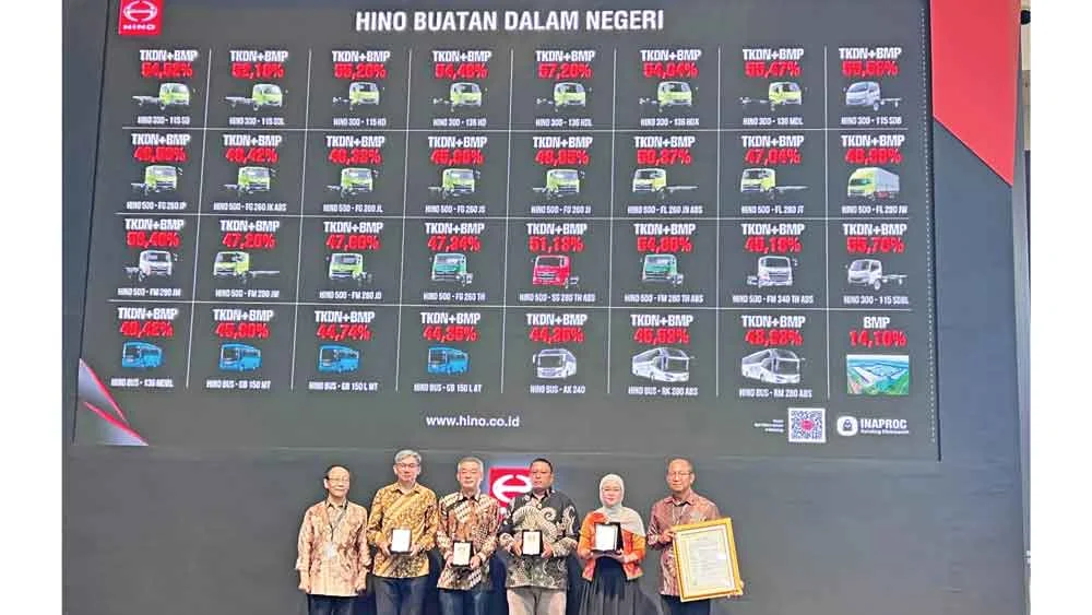 Perkuat Industri Otomotif Nasional, Hino Genjot TKDN Hingga 71 Persen