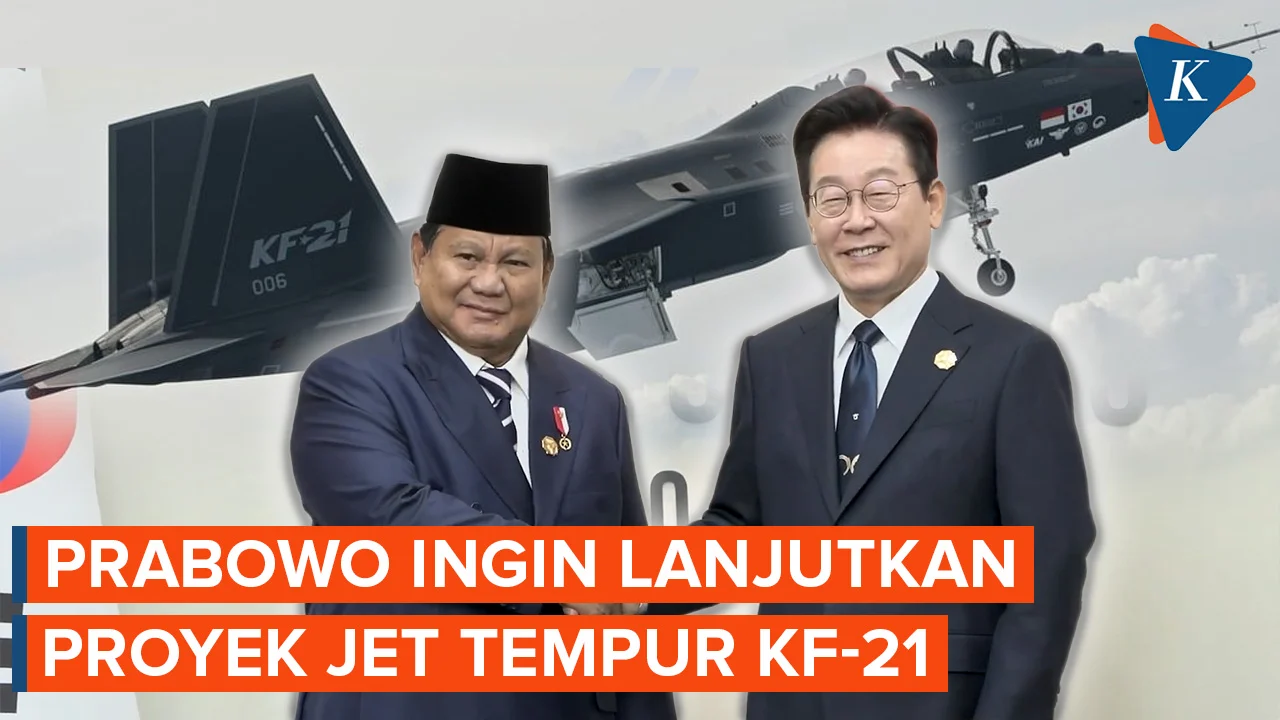 Presiden Prabowo Kirim Tim Lanjutkan Proyek Jet Tempur KF21 Sambil Dihiasi Pengawalan 6 Jet Tempur TNI AU