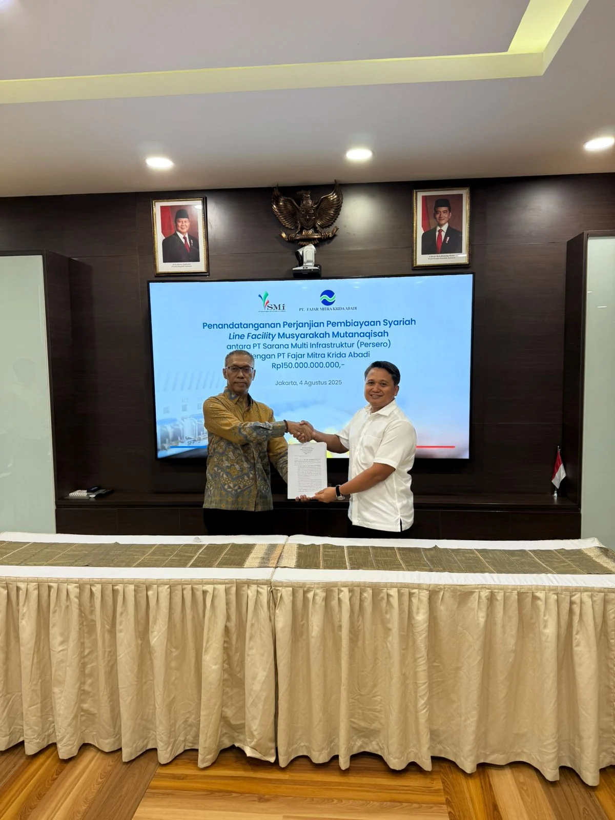 PT SMI Salurkan Pembiayaan Rp 70 Miliar kepada Pemerintah Kabupaten Trenggalek